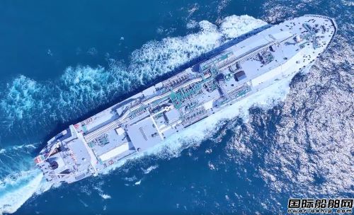 世界最大！江南造船交付万华化学99000方VLEC首制船